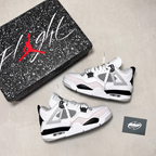 JORDAN 4 "MILITARY BLACK"