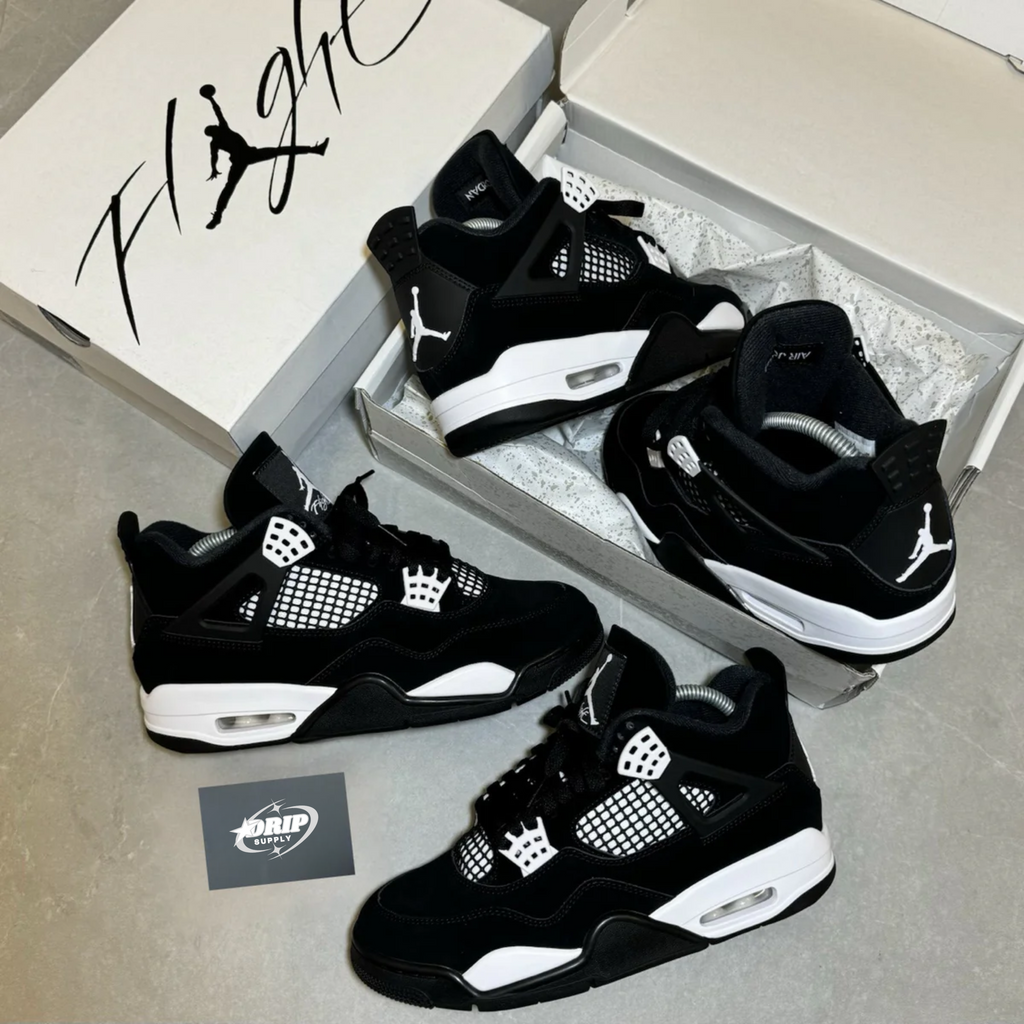 JORDAN 4 "WHITE THUNDER"