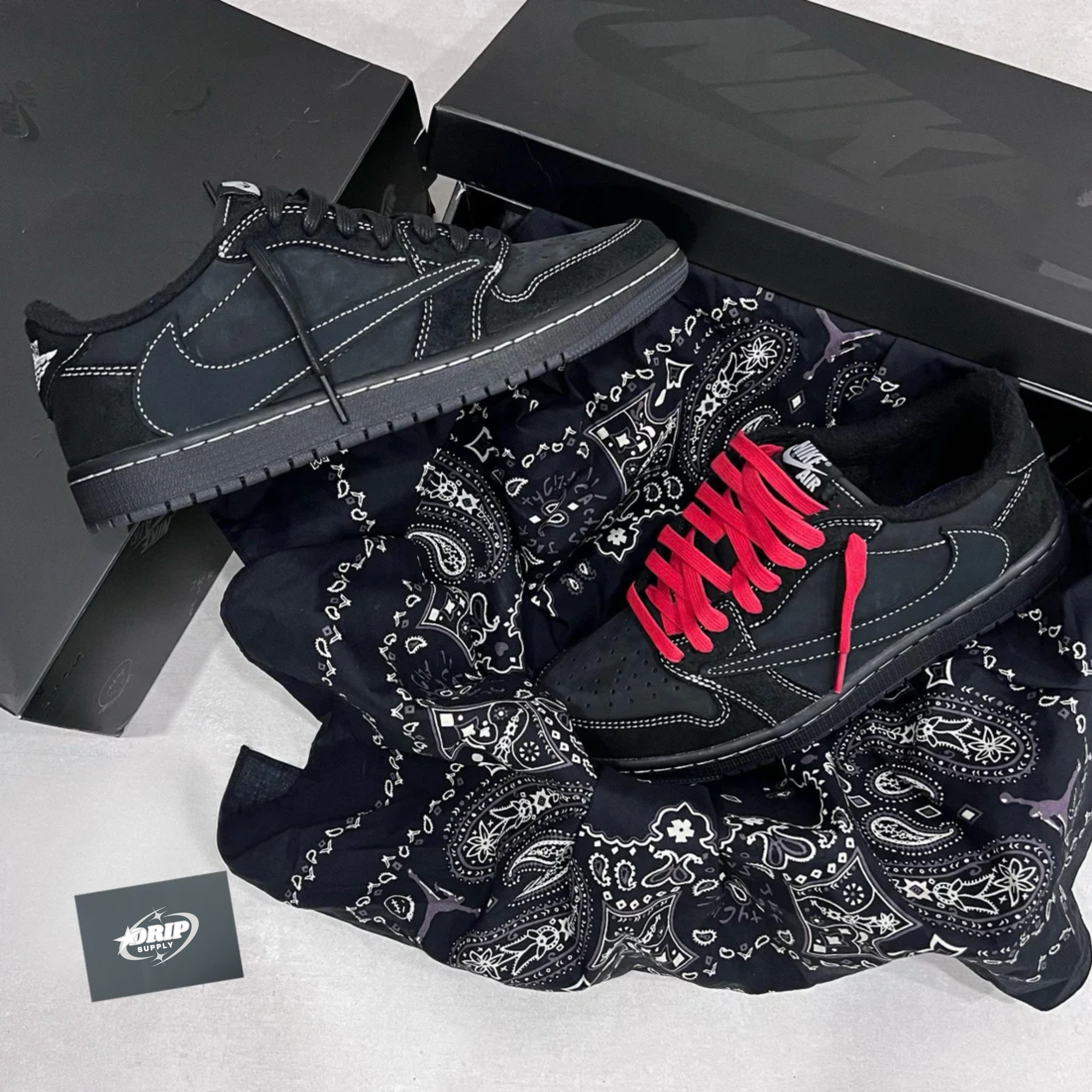 Air Jordan 1 Retro Low OG SP Travis Scott Black Phantom