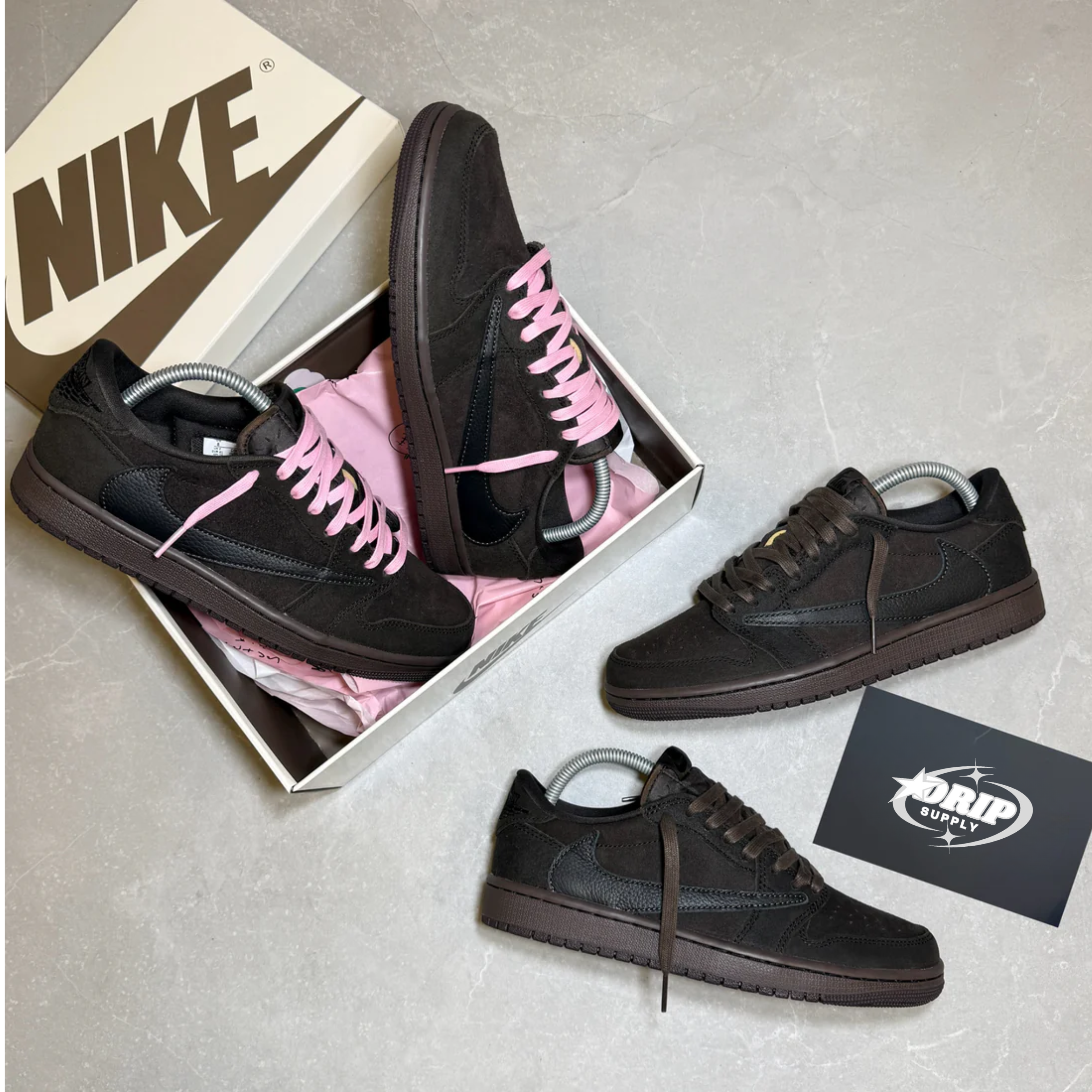 Air Jordan 1 Retro Low OG SP Travis Scott Velvet Brown