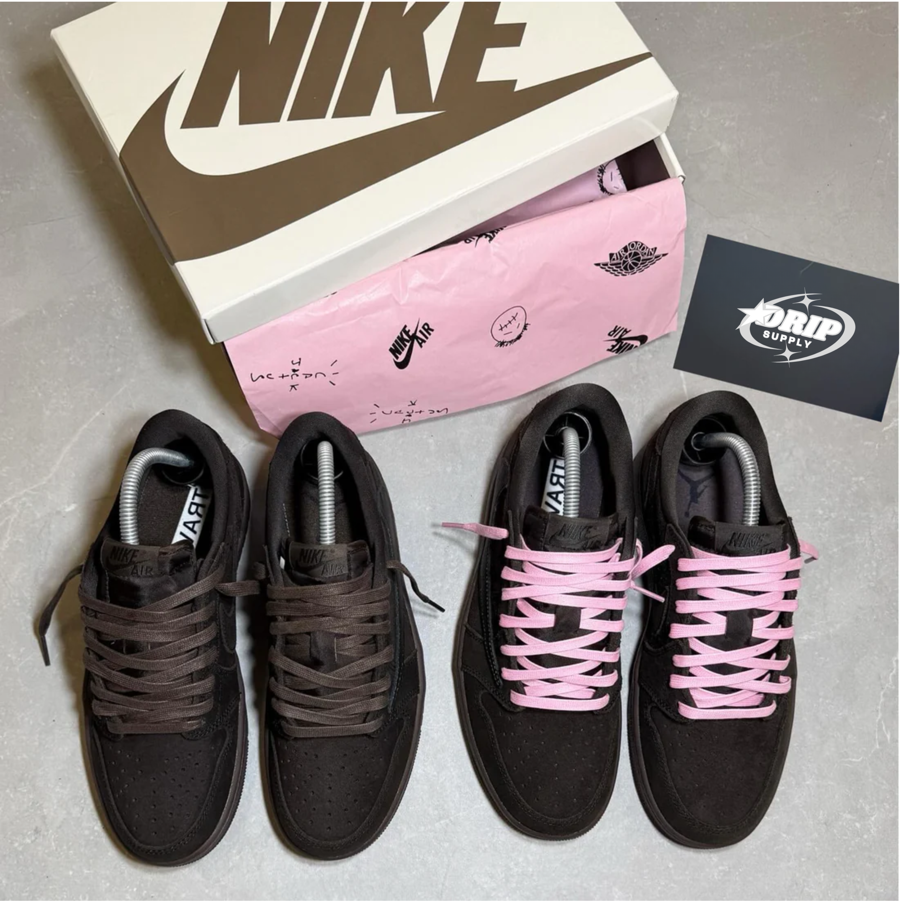 Air Jordan 1 Retro Low OG SP Travis Scott Velvet Brown