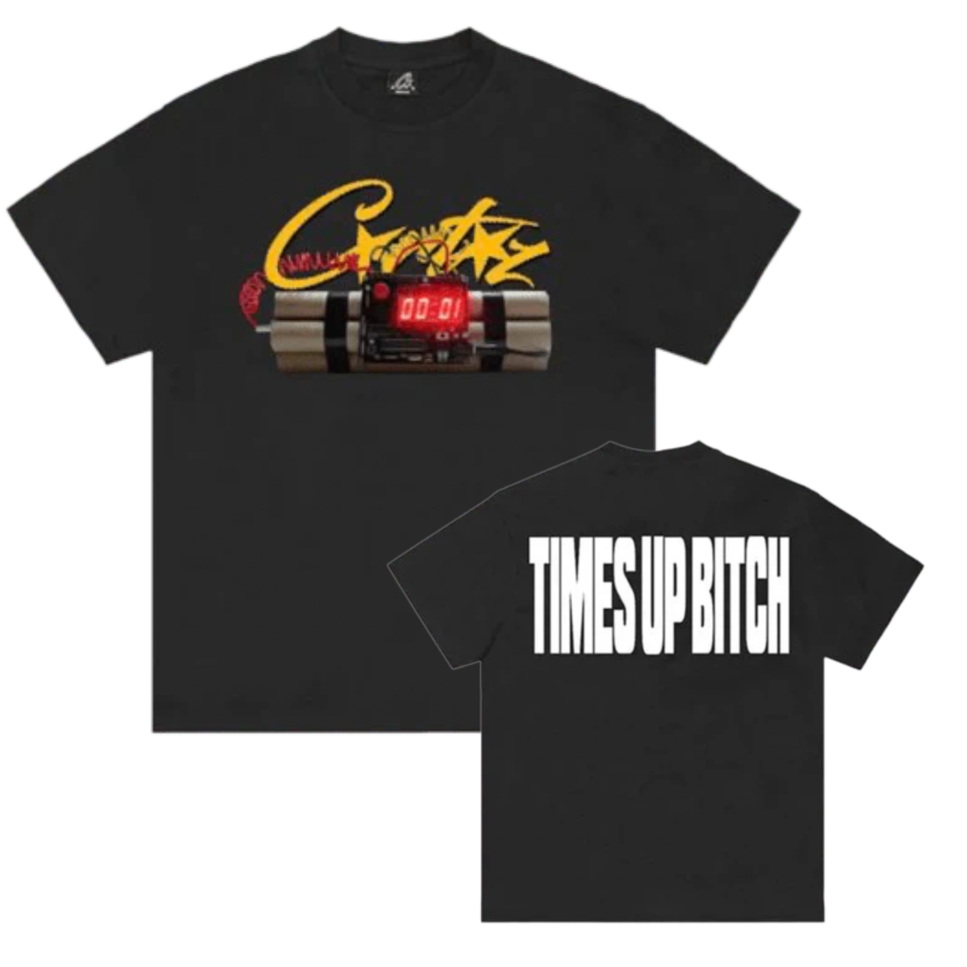 Corteiz OG Timebomb "Times Up Bitch" T-Shirt