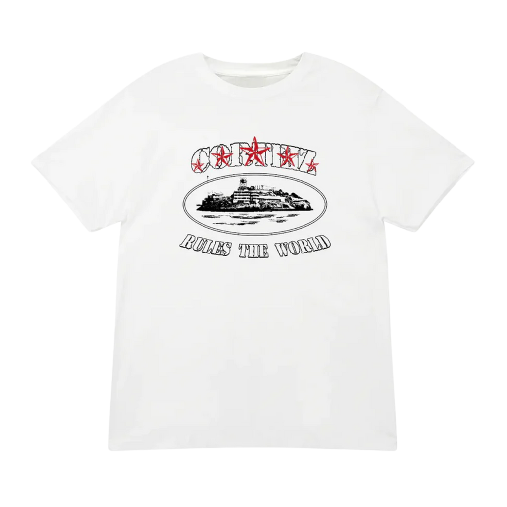 Corteiz 5 Starz Alcatraz Tee Black