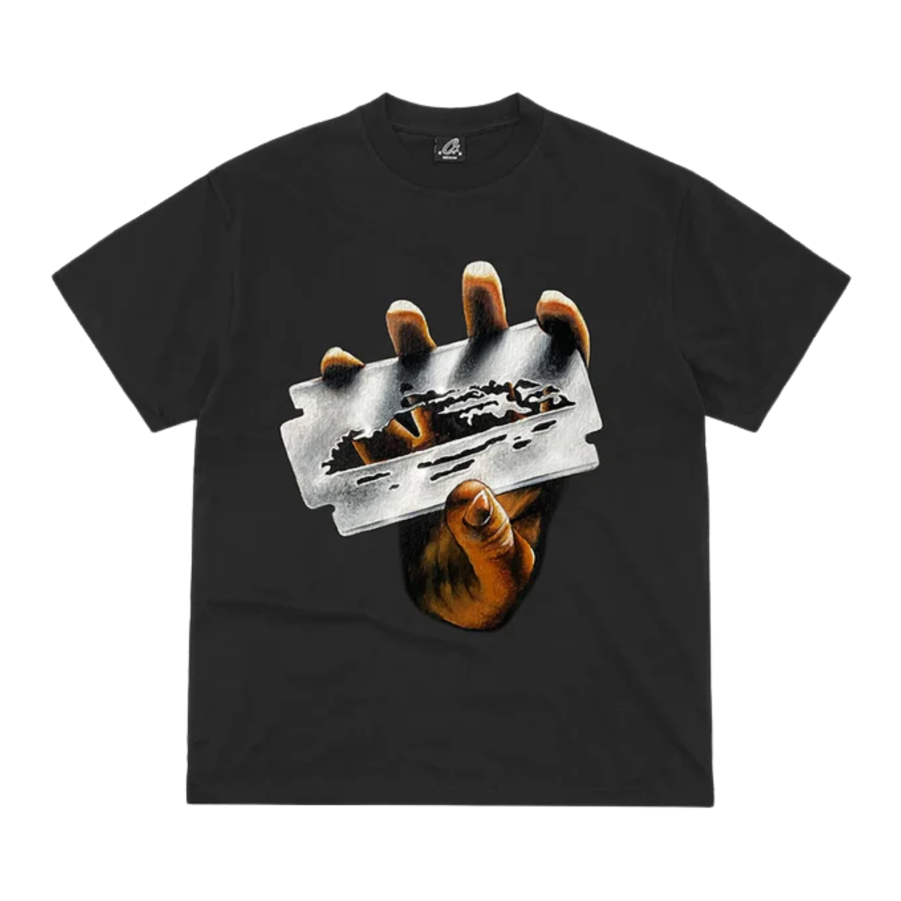 Corteiz Razor Alcatraz Tee Black