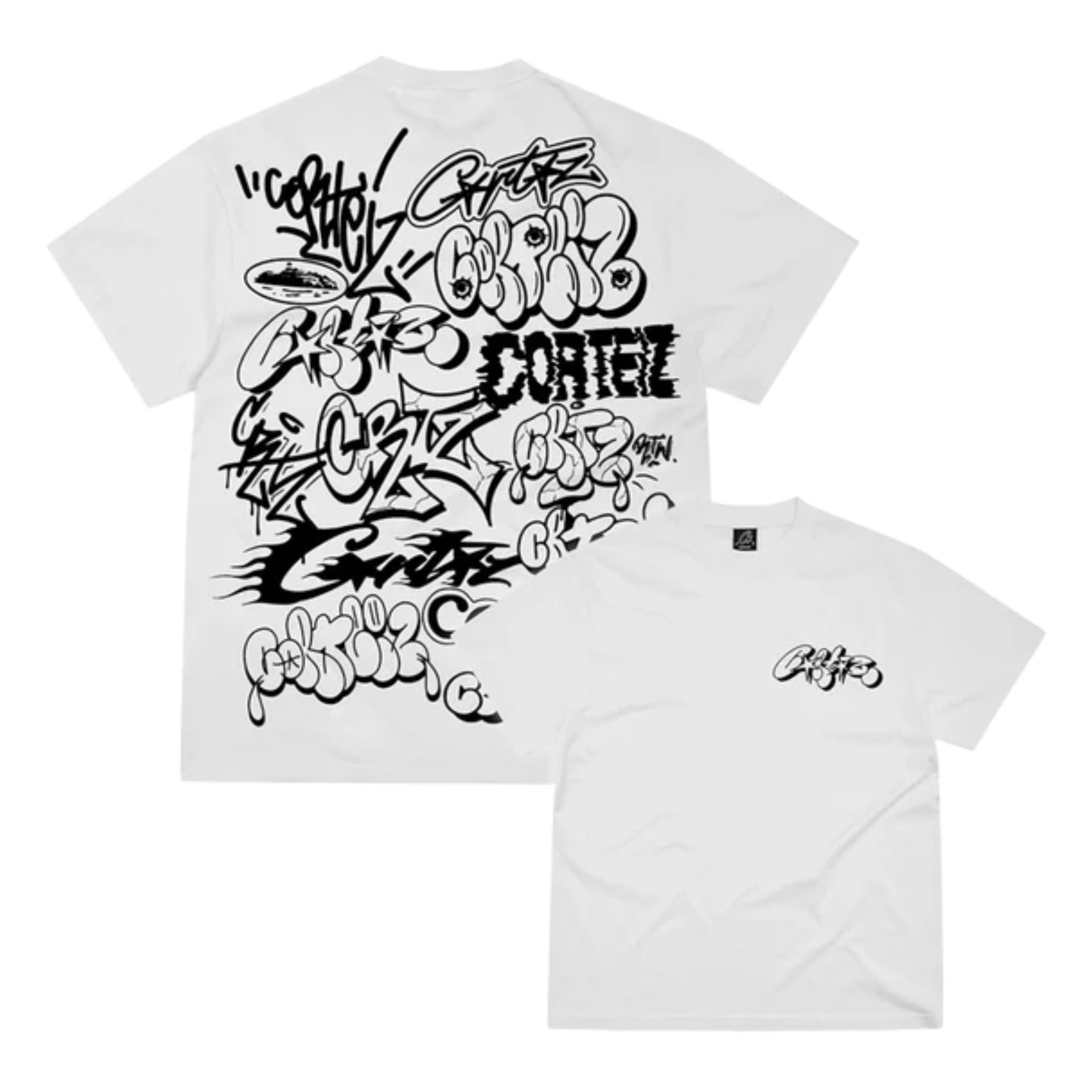 Corteiz Graffiti Tee White