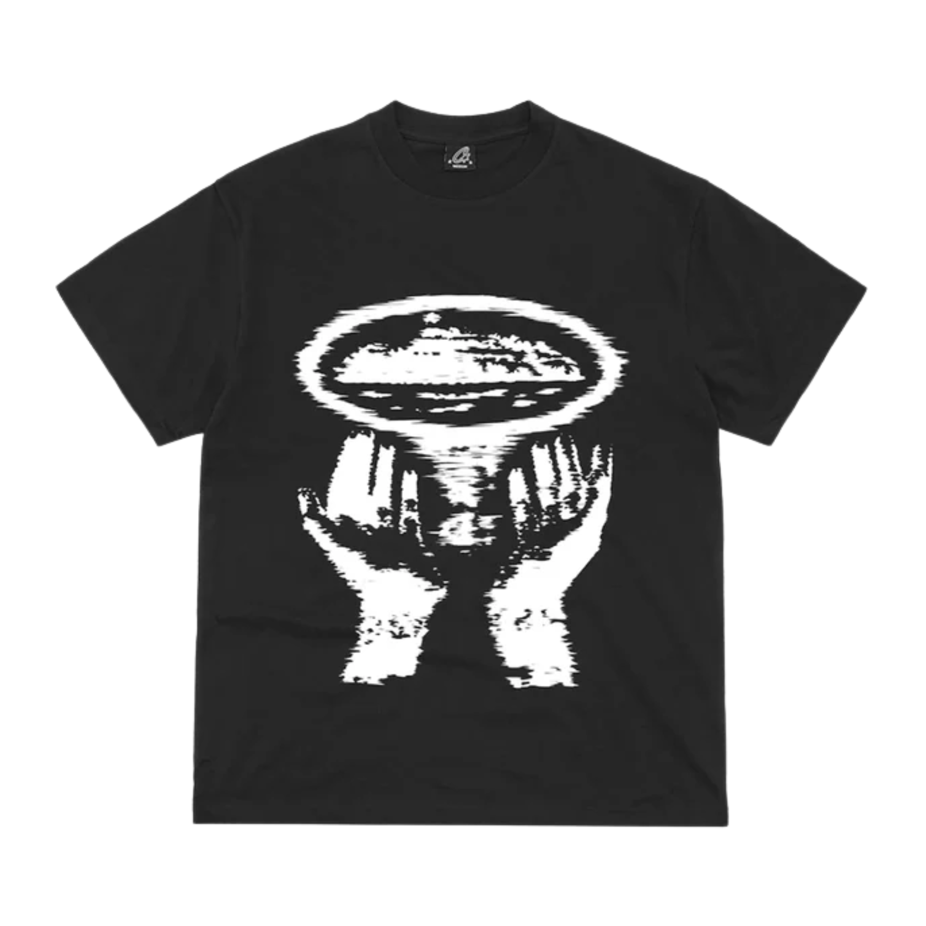 Corteiz Vortex Hands Tee Black