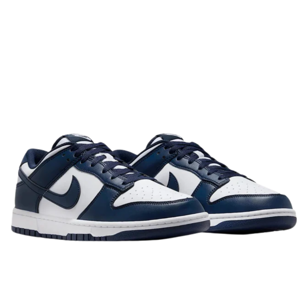 Dunk Low White Midnight Navy