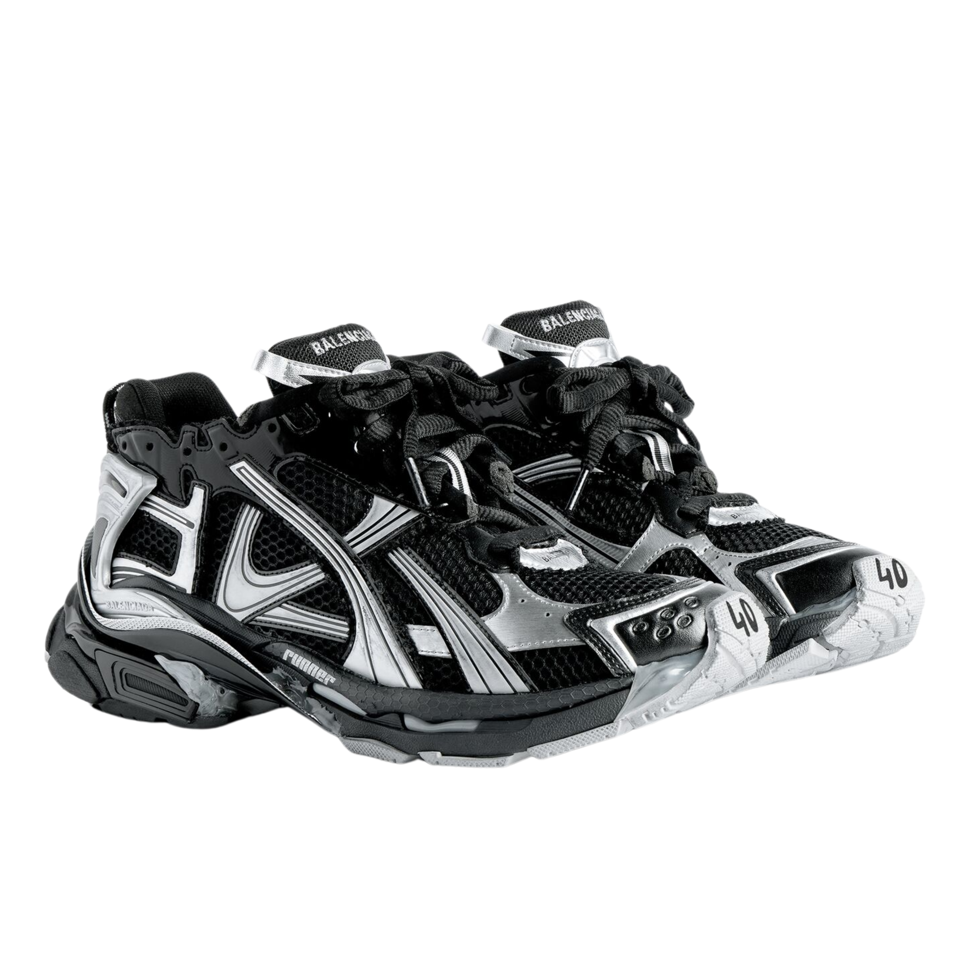Balenciaga Runner "BLACK/SILVER"