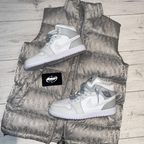 Air Jordan 1 Mid "CAMO GREY"