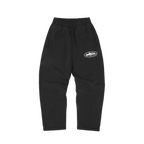 Corteiz Island Puff Print Open Hem Sweatpant Black