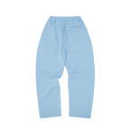 Corteiz Island Puff Print Open Hem Sweatpant Baby Blue