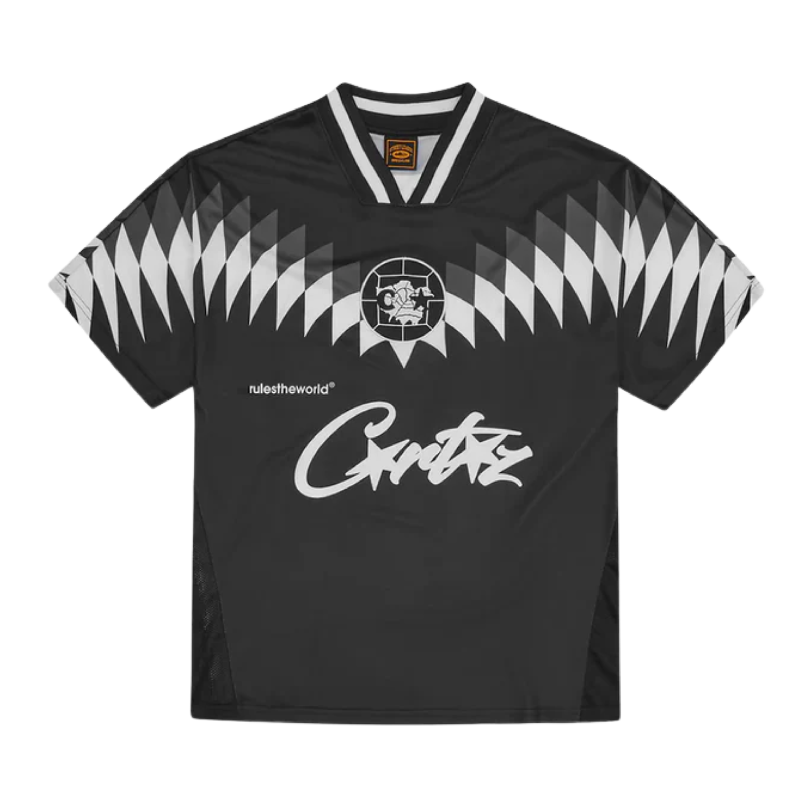 Corteiz Club RTW Football Jersey Black