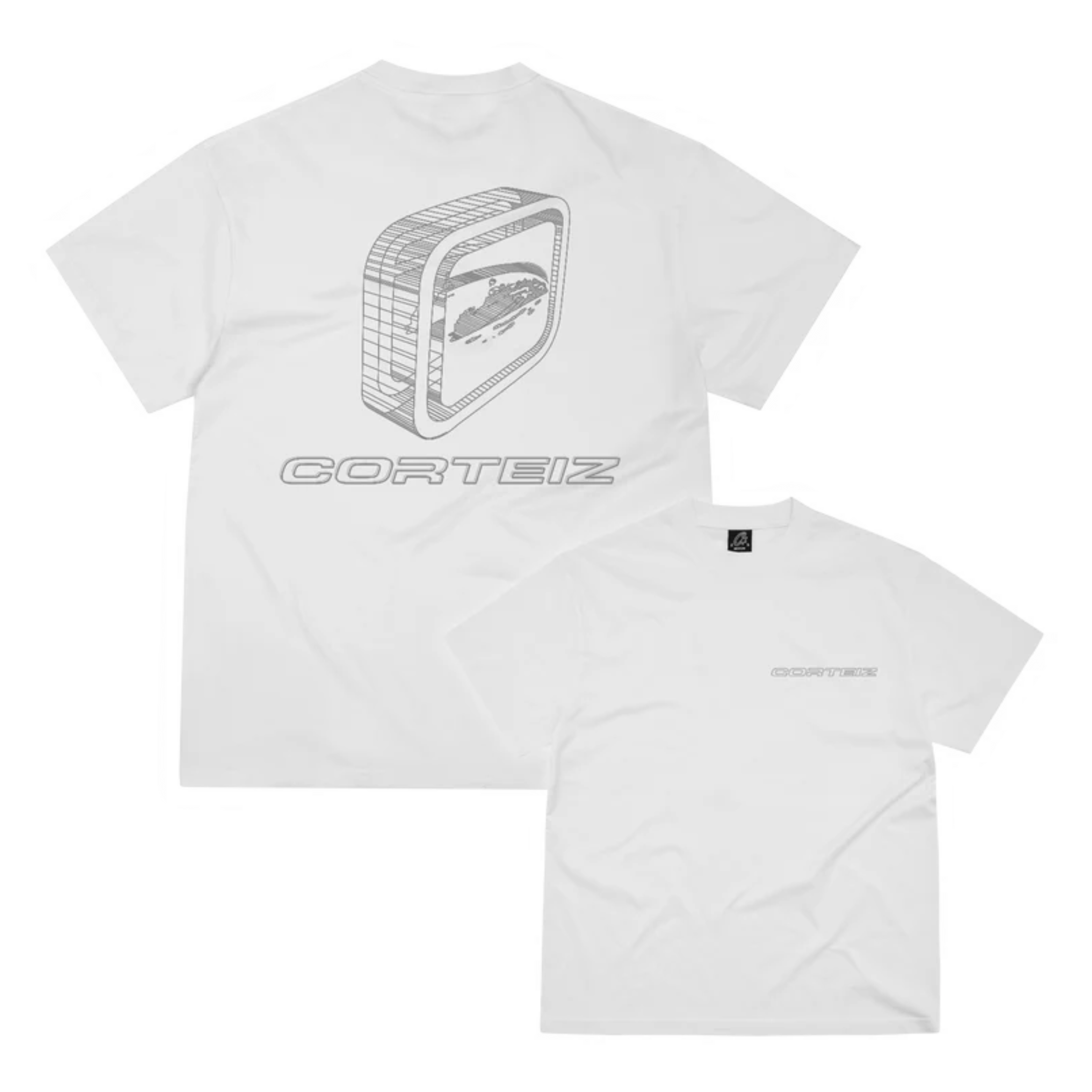 Corteiz Blueprint Tee - White