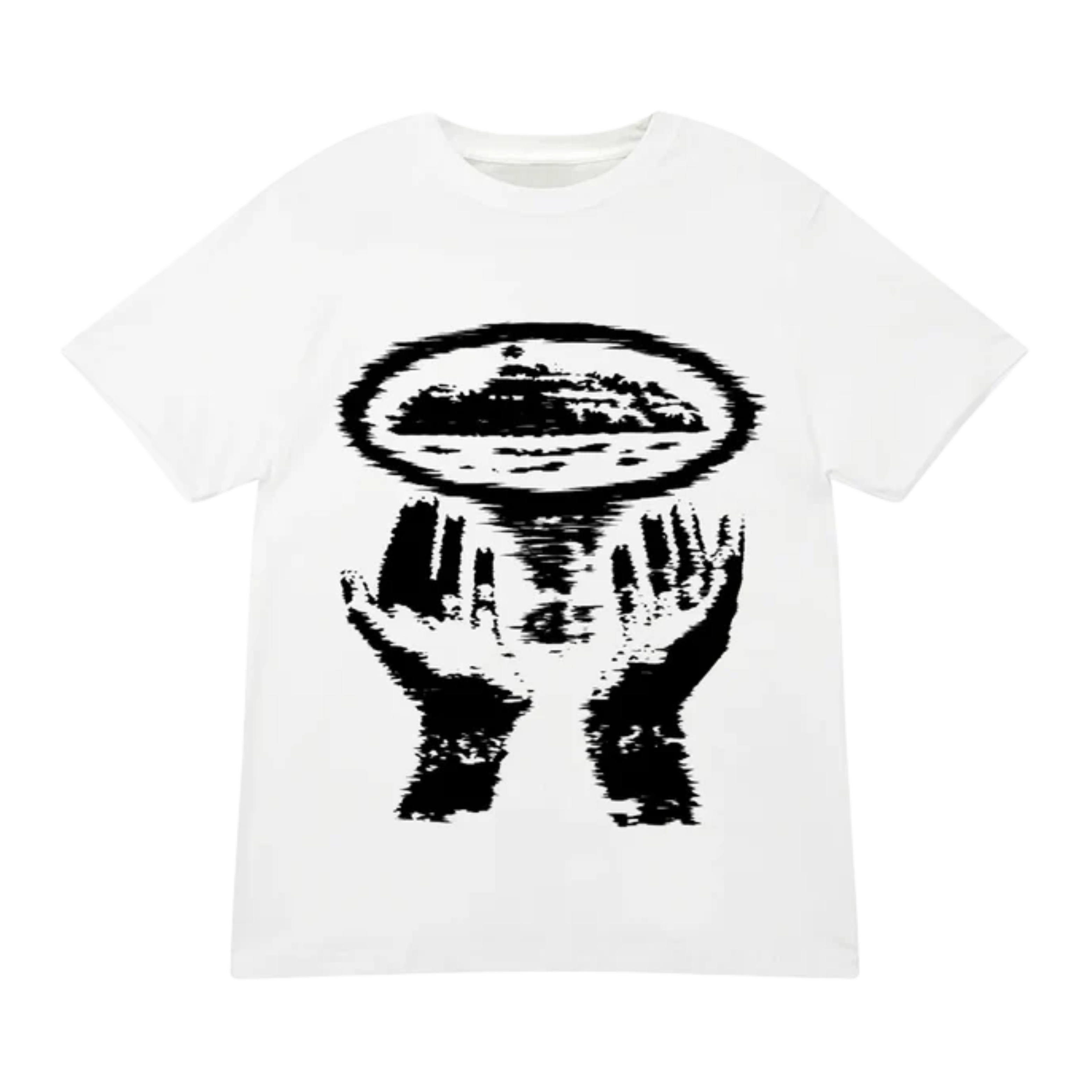 Corteiz Vortex Hands Tee White