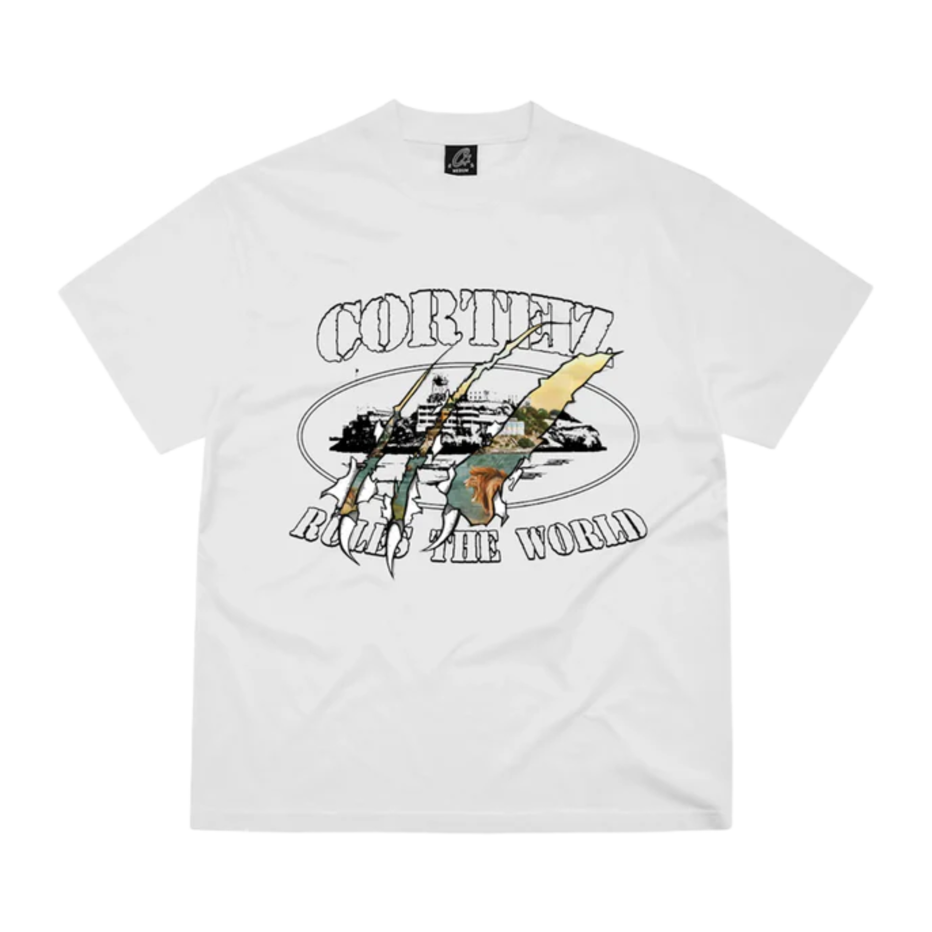 Corteiz Narnia Rip Tee White