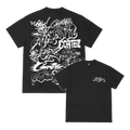Corteiz Graffiti Tee Black