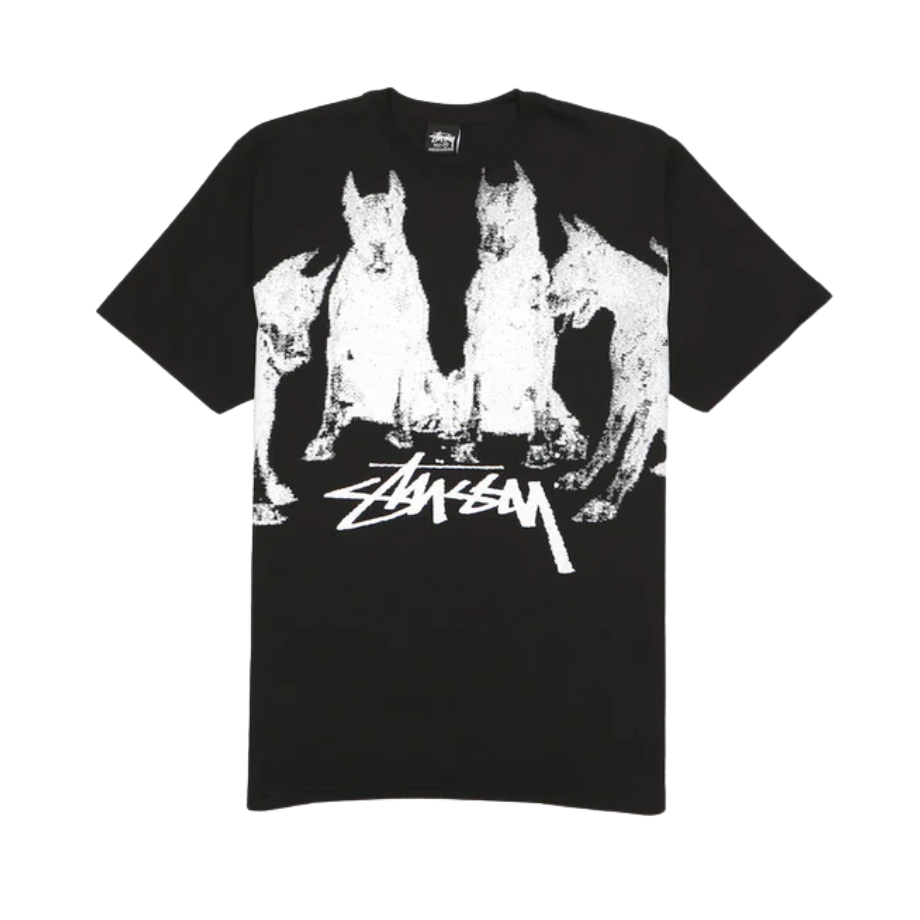 Stüssy Doberman Tee "BLACK"