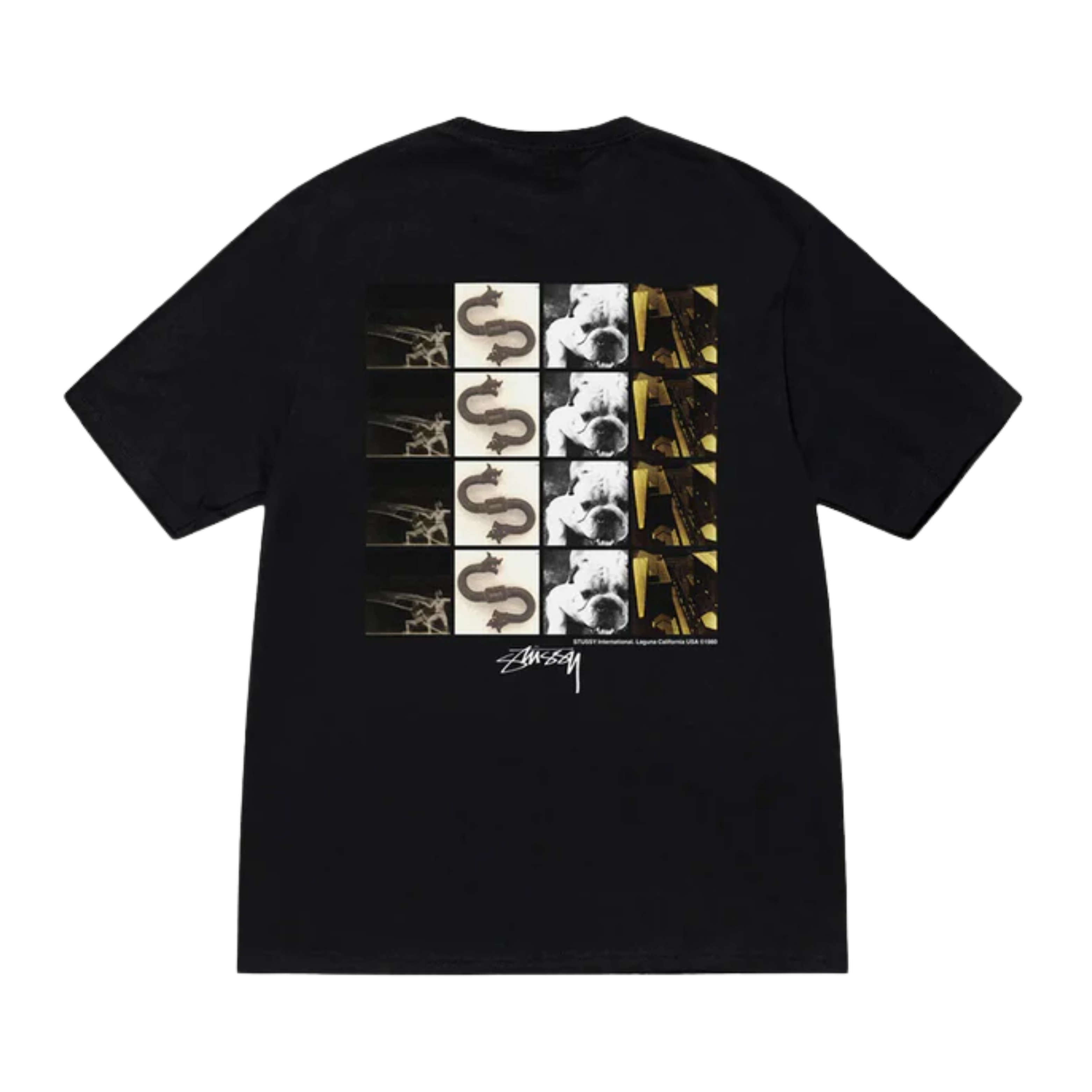 Stüssy Grid Tee "BLACK"