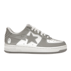 Bape Sta Patent Leather "WHITE/GREY"