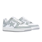 Bape Sta Patent Leather "WHITE/GREY"