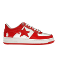 Bape Sta Patent Leather "WHITE/RED"
