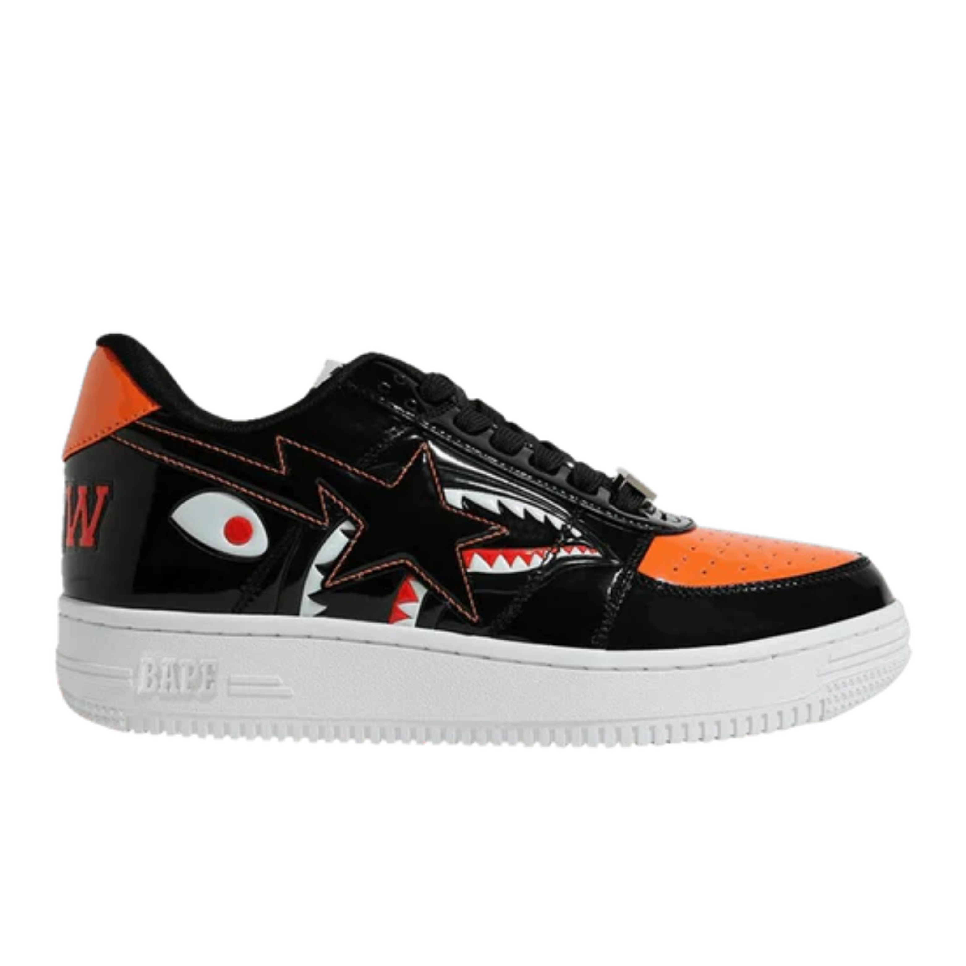Bape Sta Low Mad Shark "BLACK/ORANGE"
