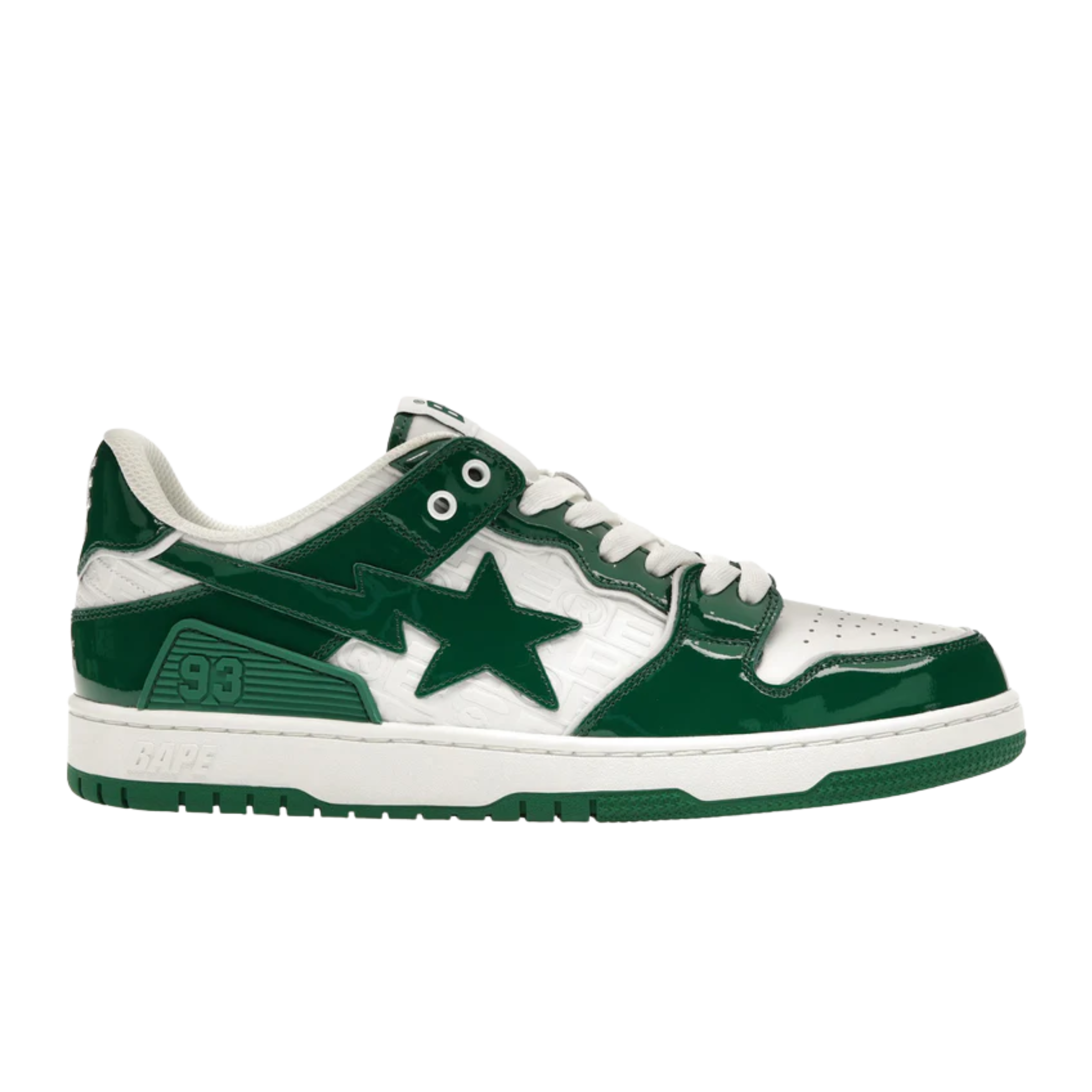 Bape SK8 Sta Patent "GREEN/WHITE"