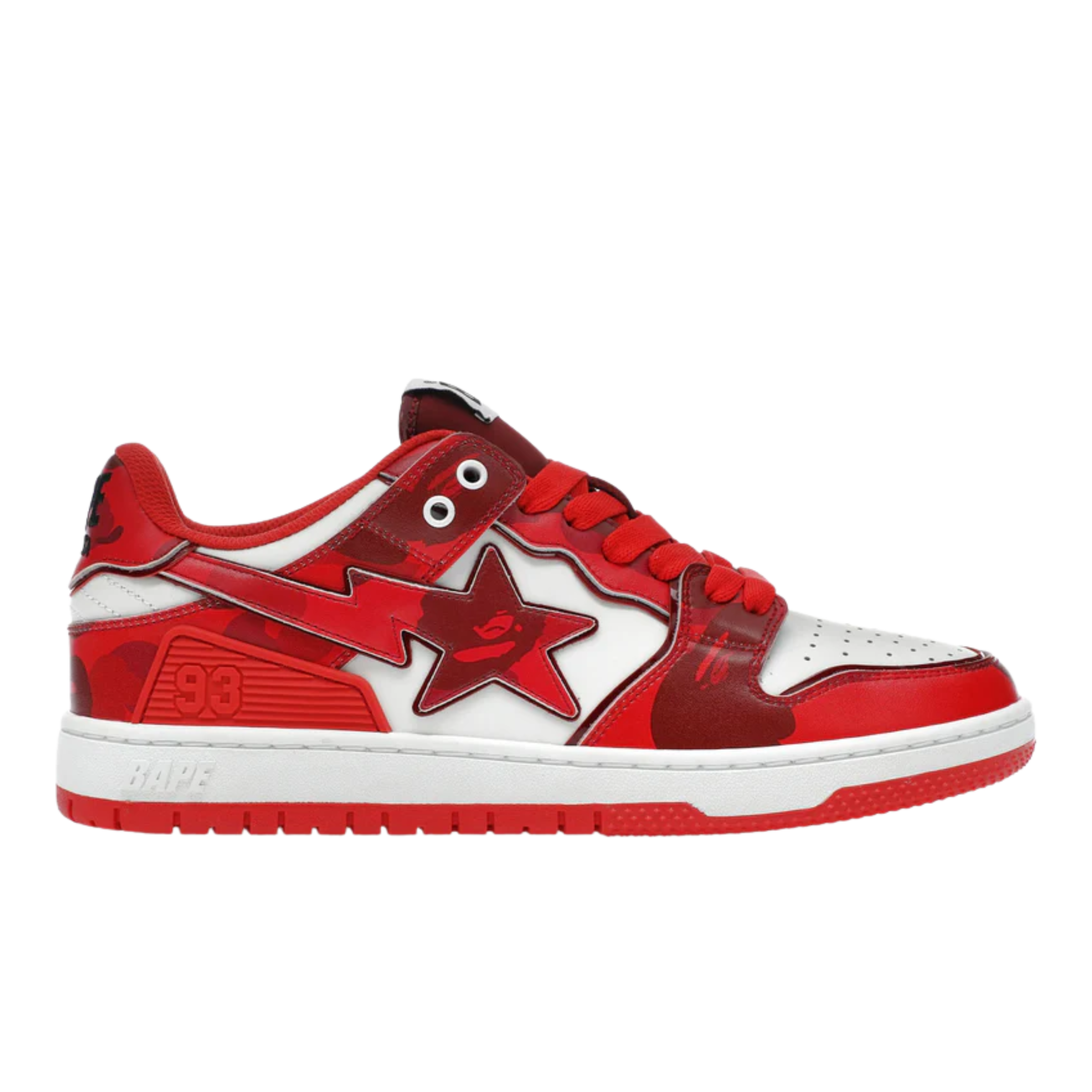 Bape SK8 Sta #1 M2 "RED CAMO"