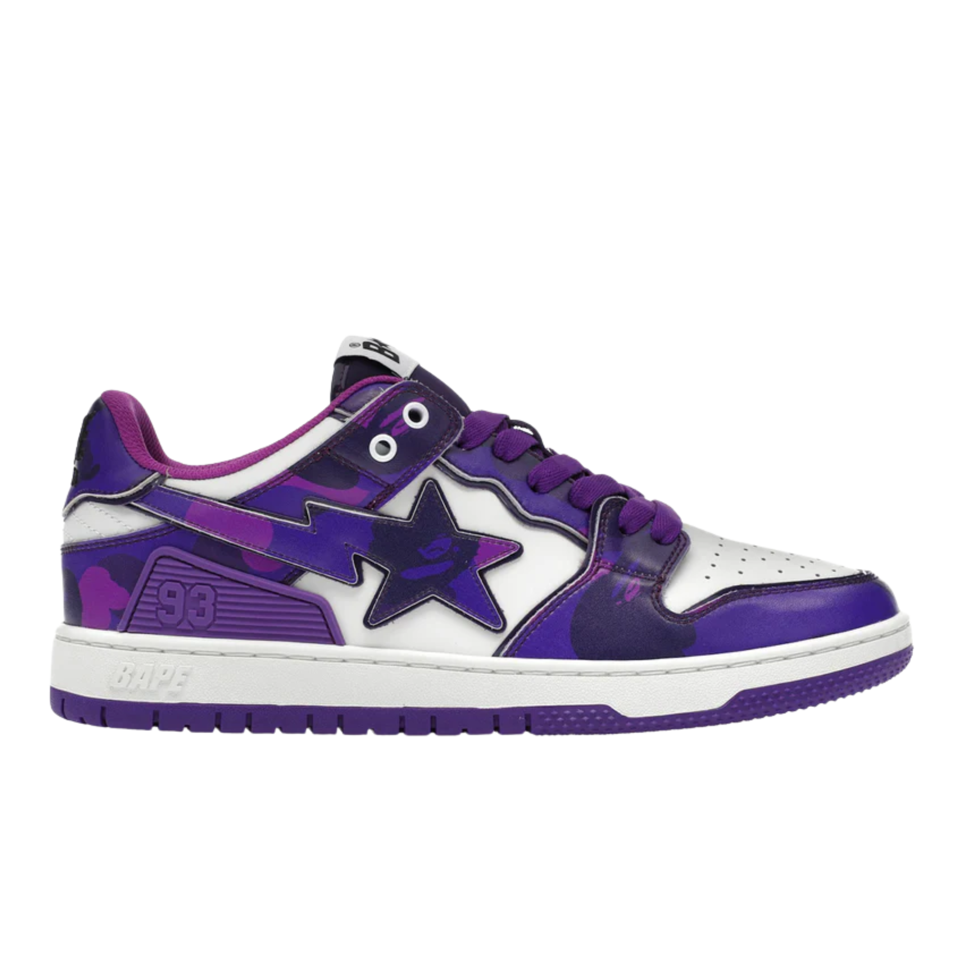 Bape SK8 Sta #1 M2 "PURPLE CAMO"
