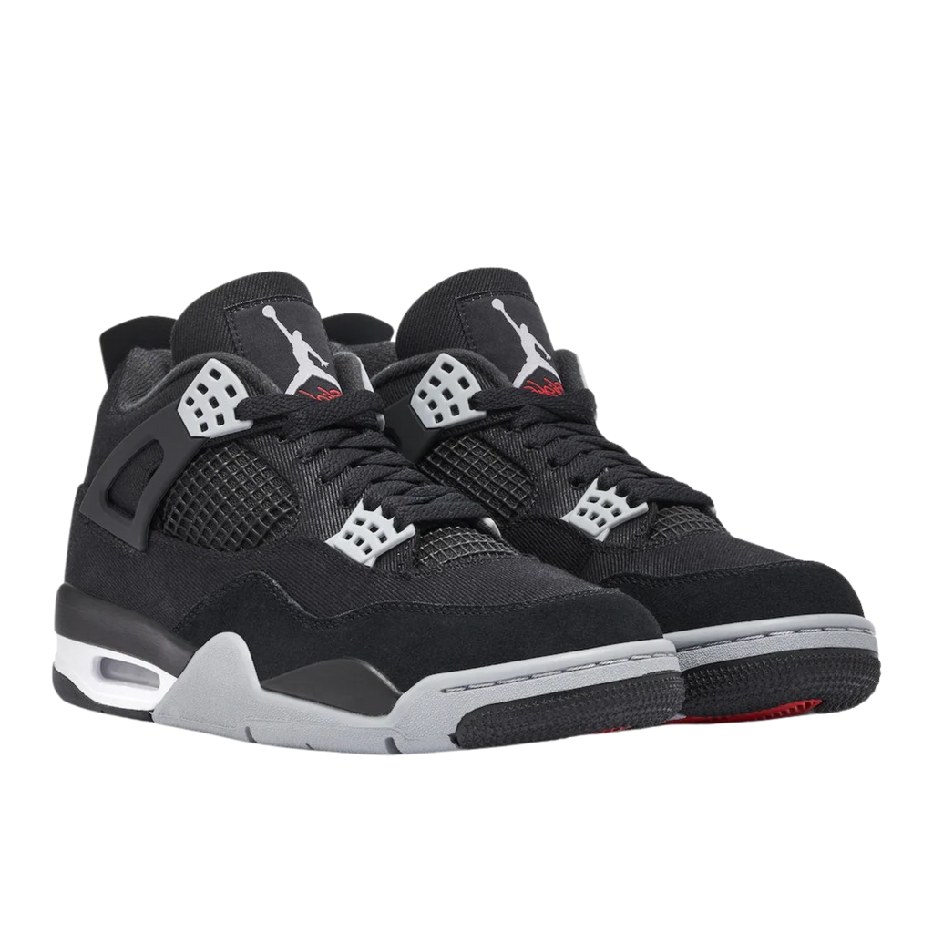 JORDAN 4 "BLACK CANVAS"