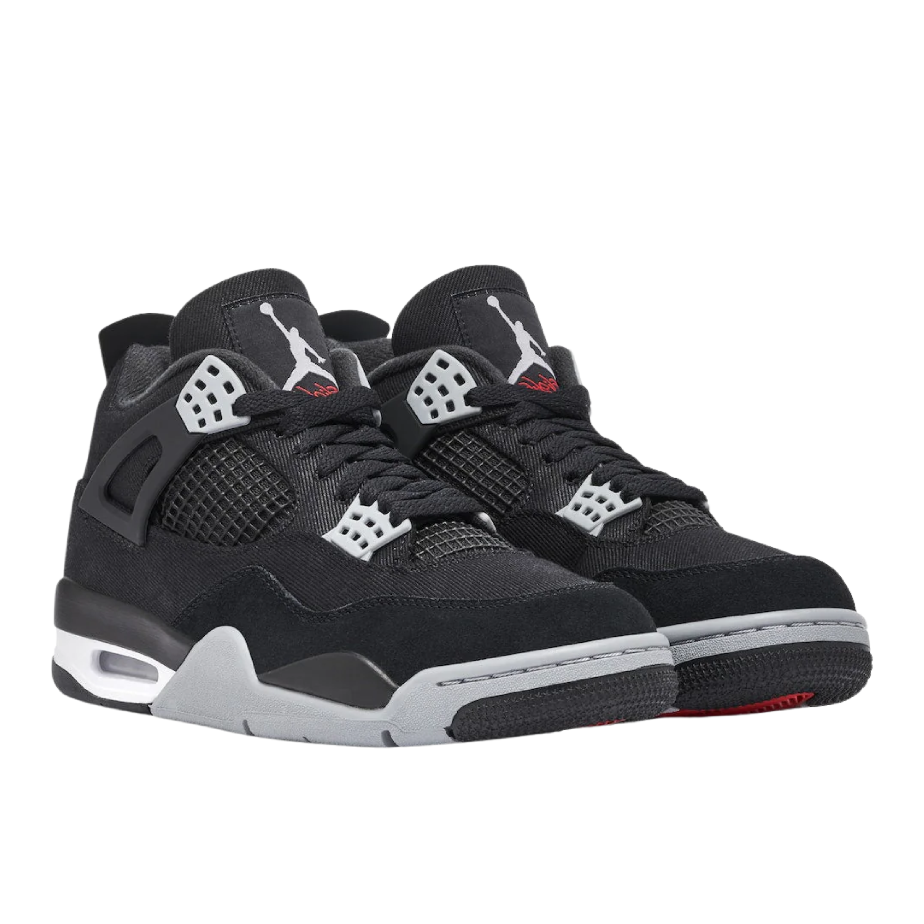 JORDAN 4 "BLACK CANVAS"