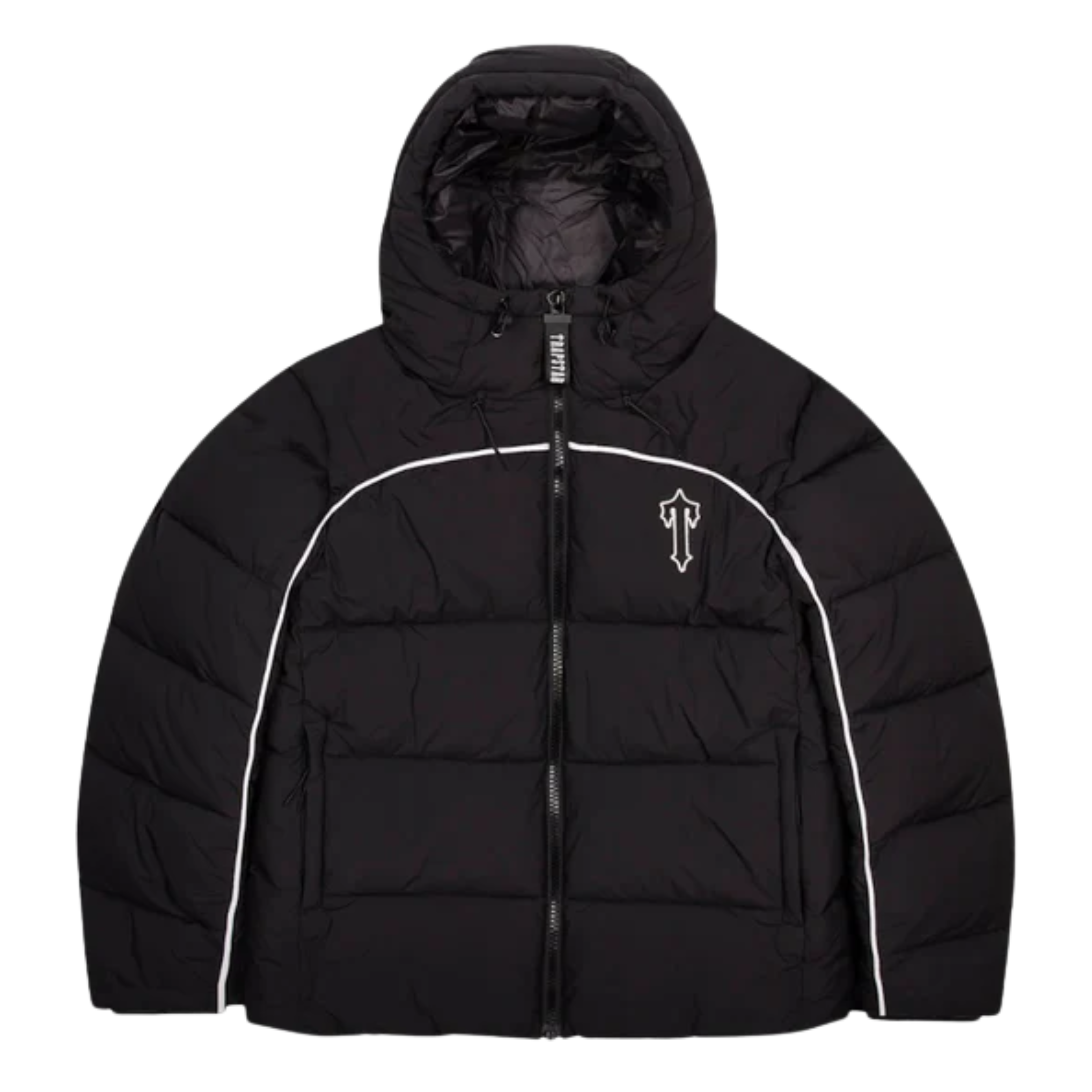Trapstar Irongate Arch Pipping Puffer Jacket Black