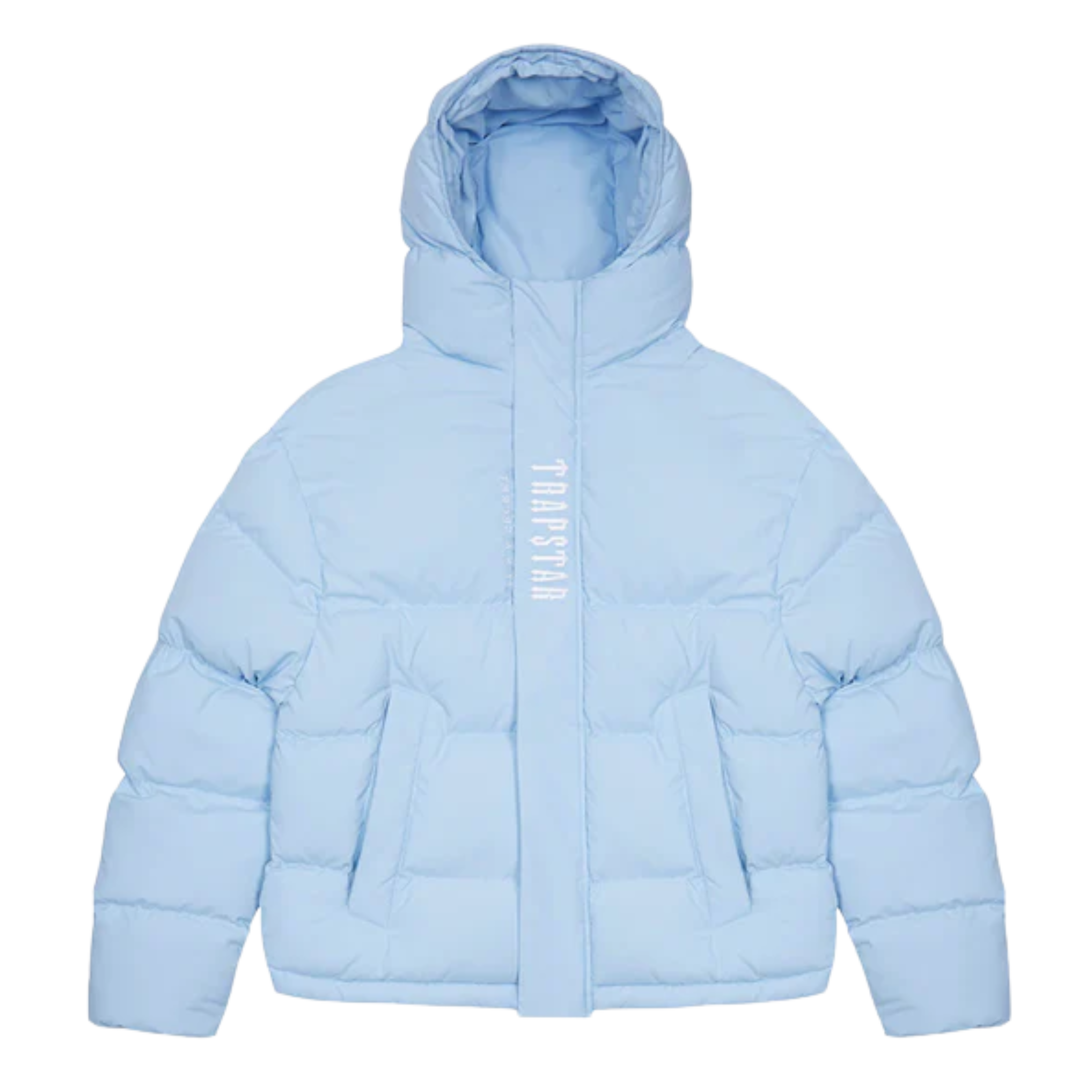 Trapstar Decoded Hooded Puffer 2.0 Ice Blue