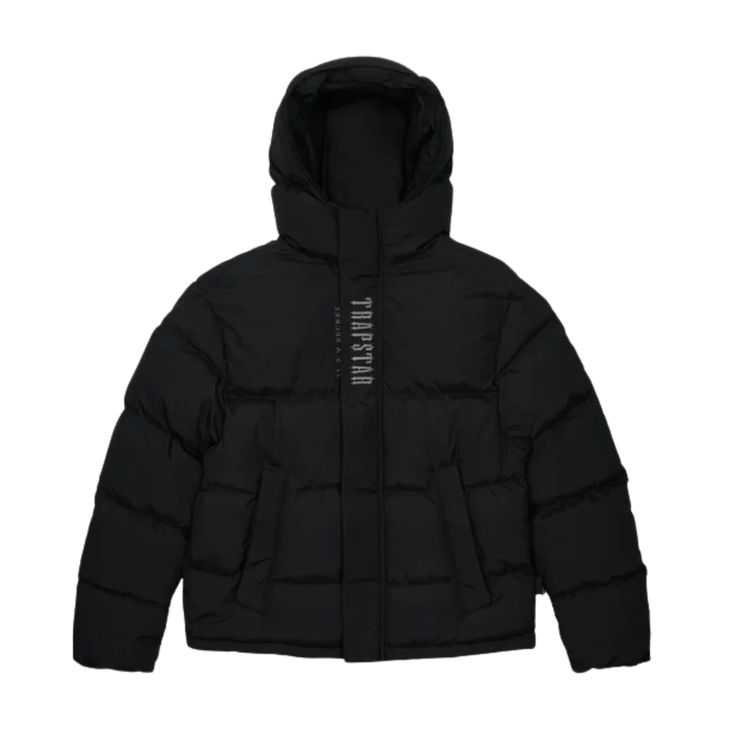 Trapstar Decoded 2.0 Hooded Puffer Jacket Black