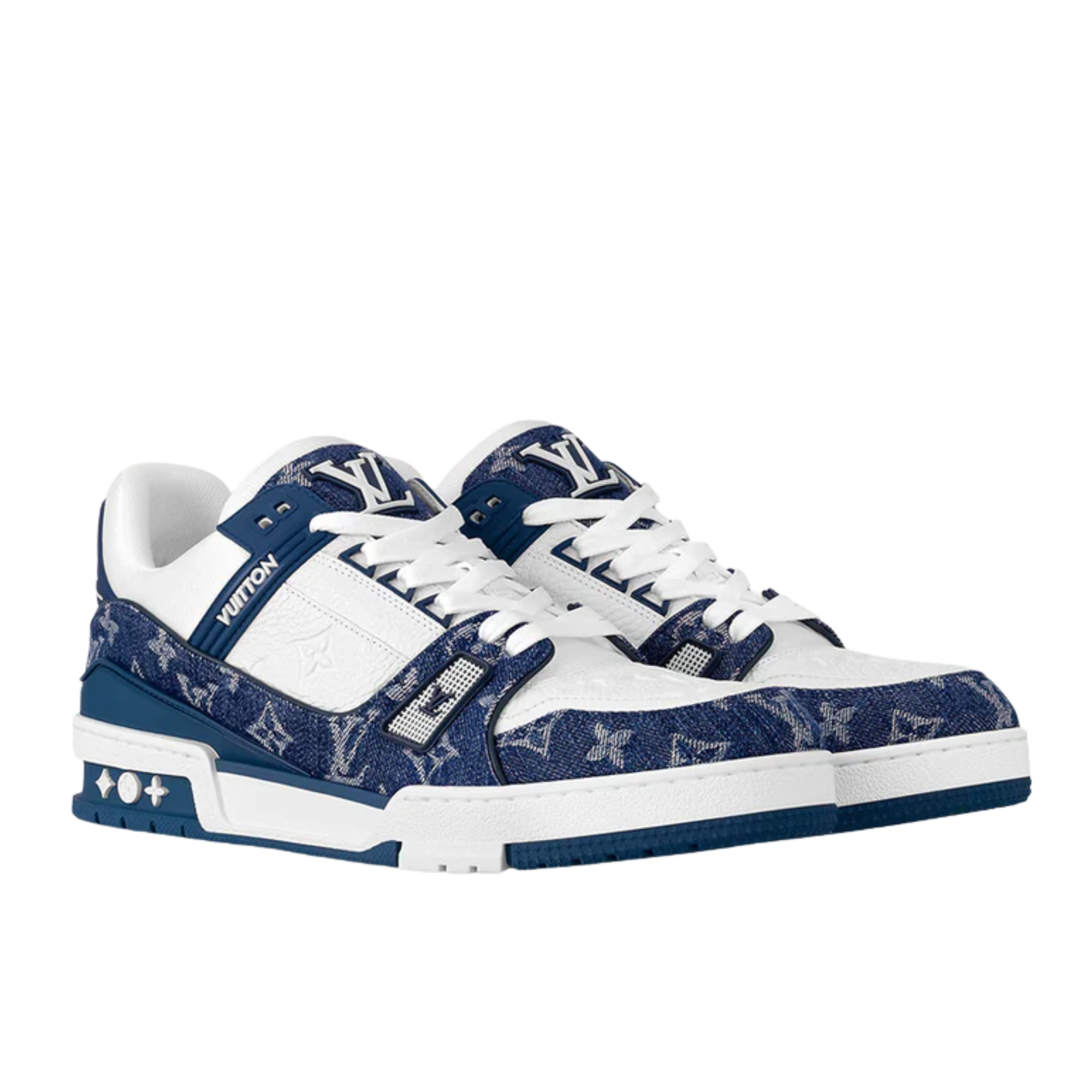 LV Monogram Trainers "BLUE DENIM"