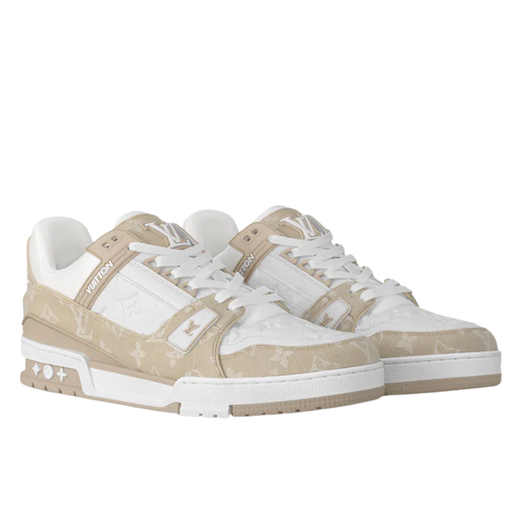 LV Monogram Trainers "BEIGE DENIM"