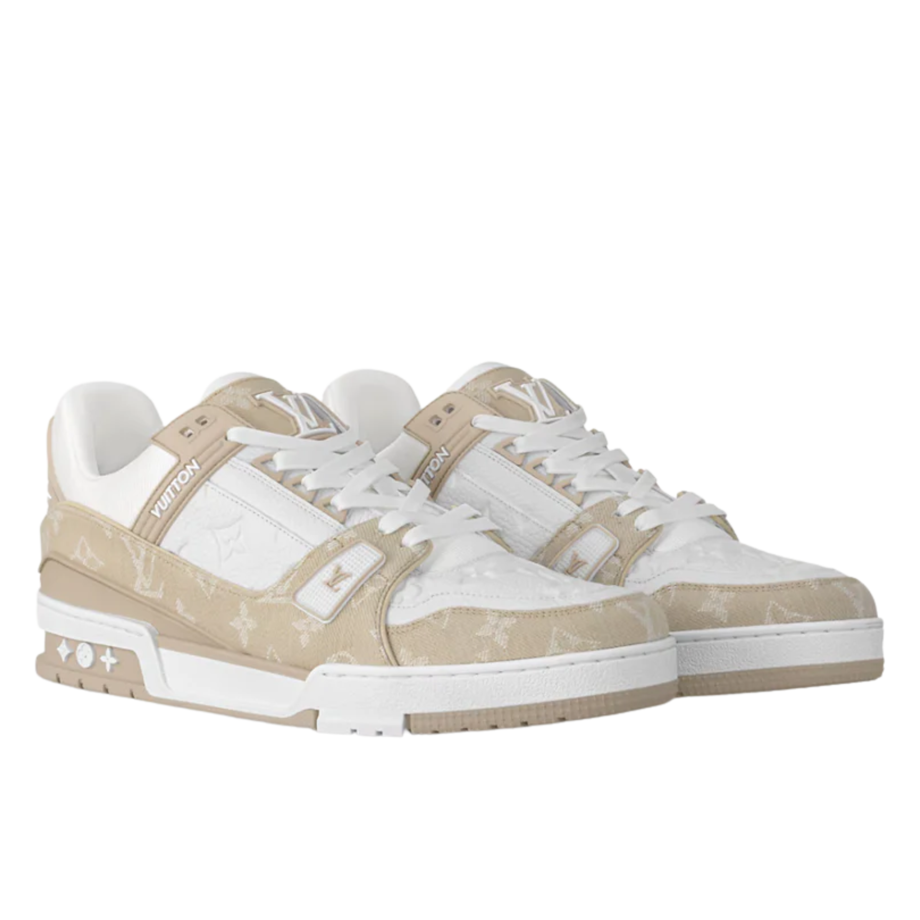 LV Monogram Trainers "BEIGE DENIM"
