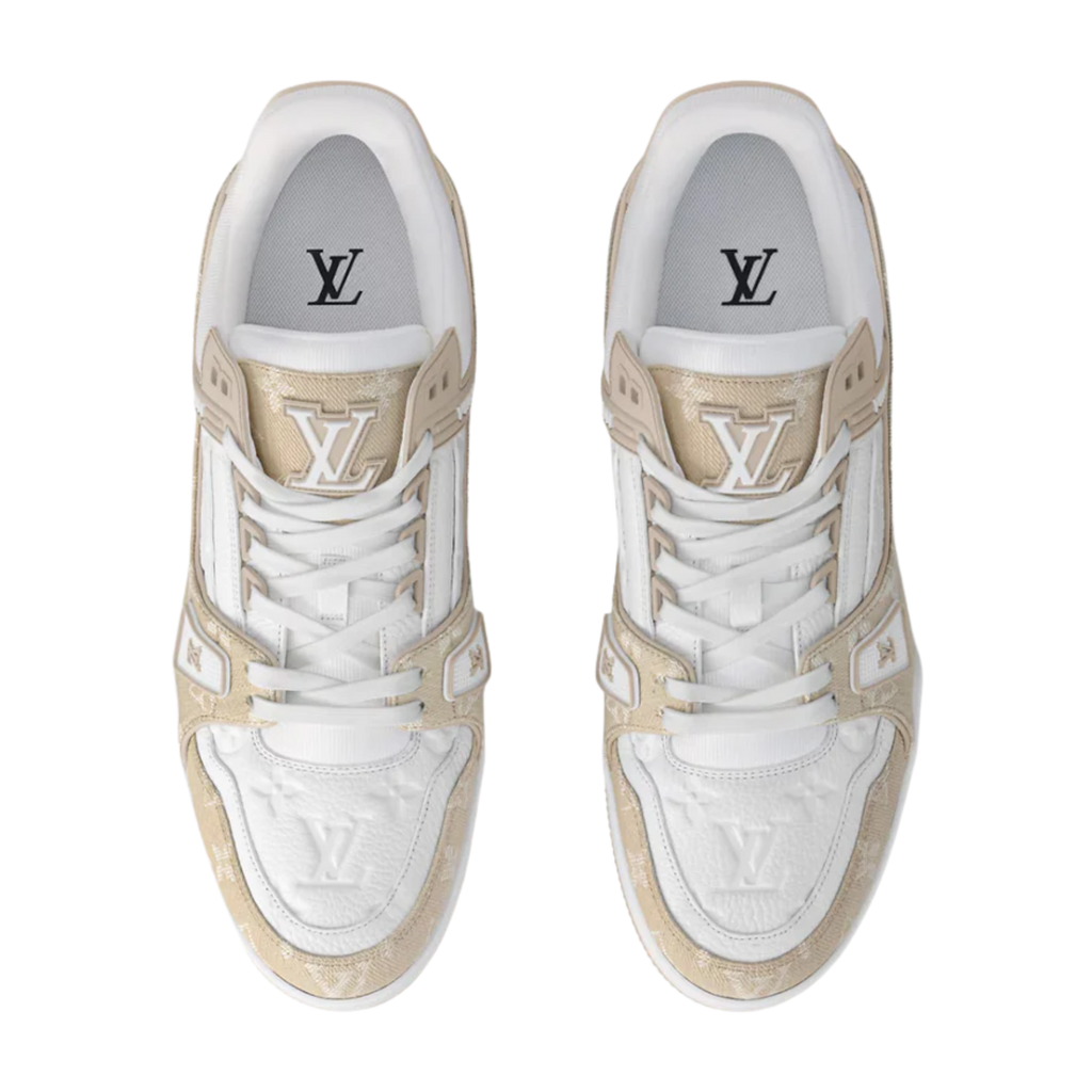 LV Monogram Trainers "BEIGE DENIM"
